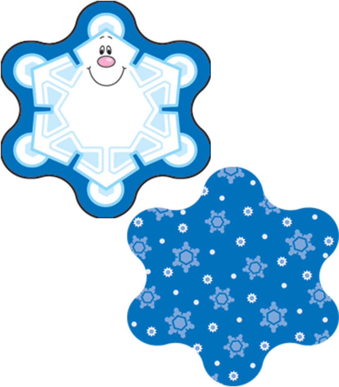 Carson Dellosa 36-Piece Mini Snowflake Bulletin Board Cutouts, Snowflake Cutouts for Bulletin Board and Classroom Décor, Winter Classroom Cutouts, Winter Classroom Decorations